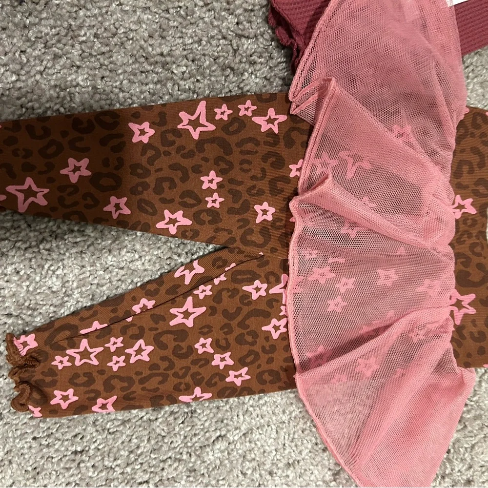 Baby Leggings Set-newborn- 3 pair- nwt - Picture 4 of 4